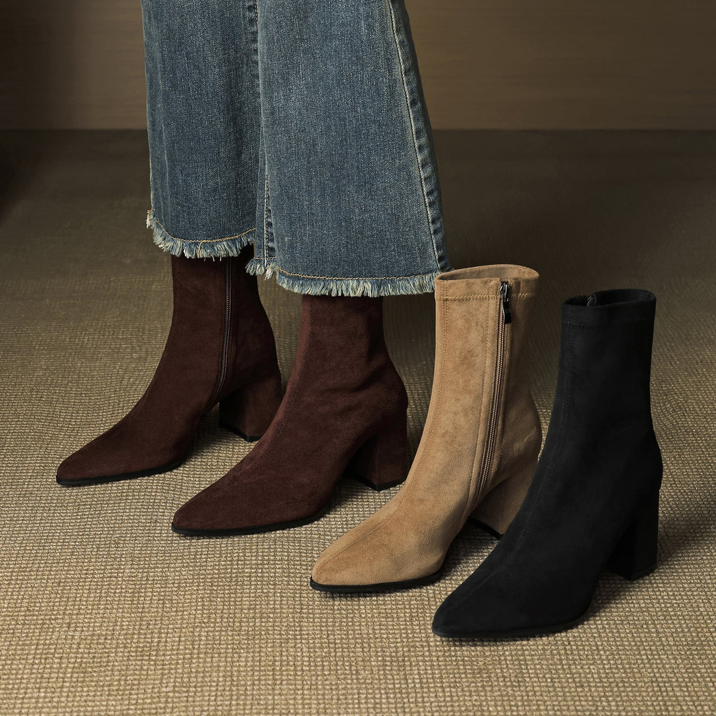Novara™ | Alora Genuine Suede Boots
