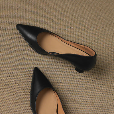 Novara™ | Elyia Genuine Leather Heels