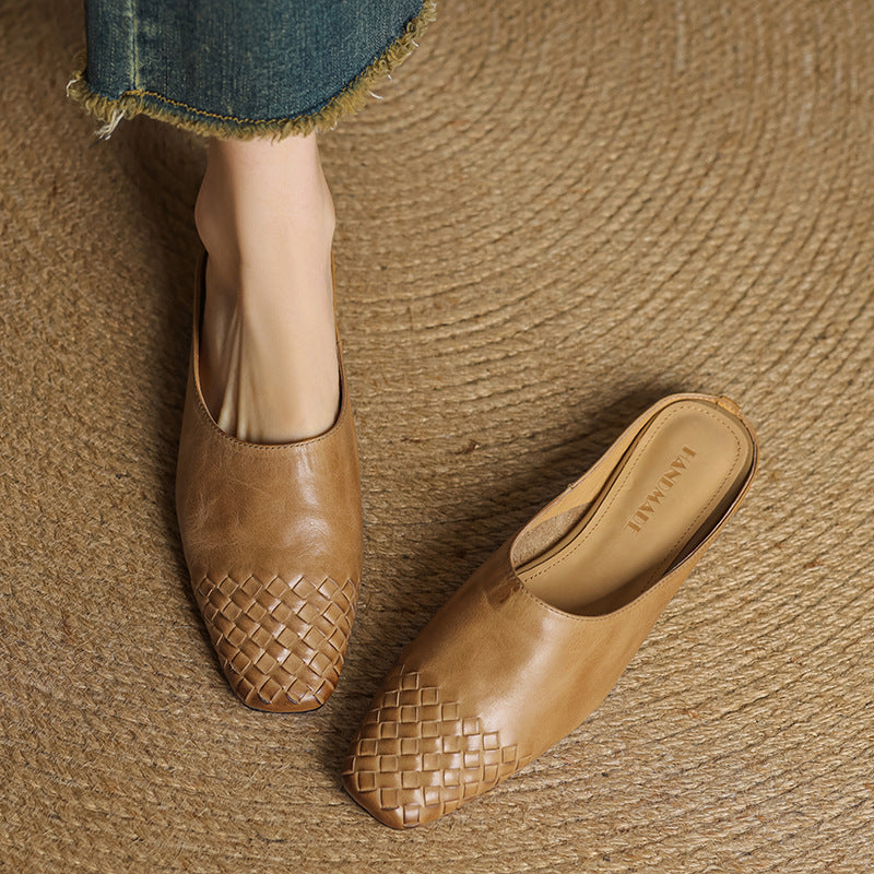 Novara™ | Dalvi Genuine Leather Mules