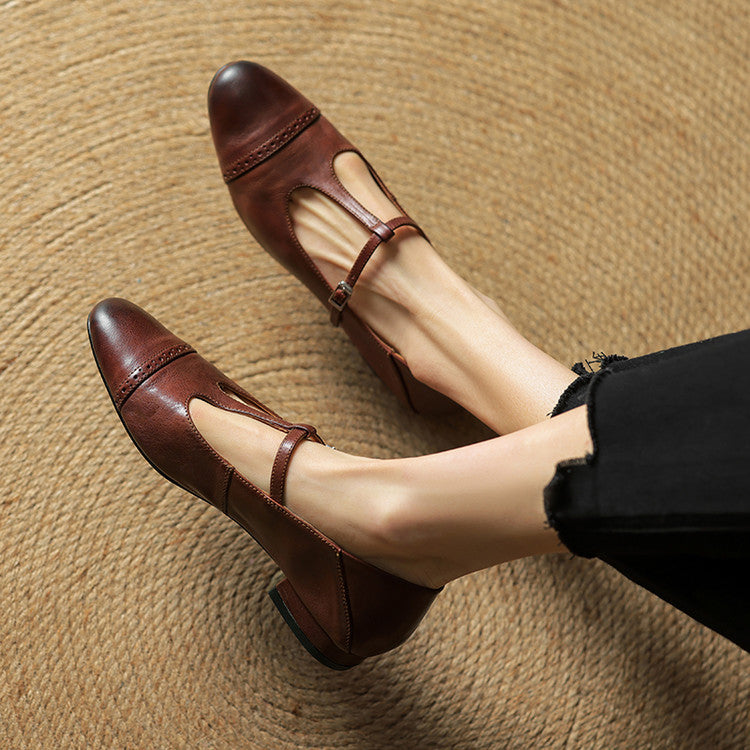 Novara™ | Graneth Genuine Leather Flats