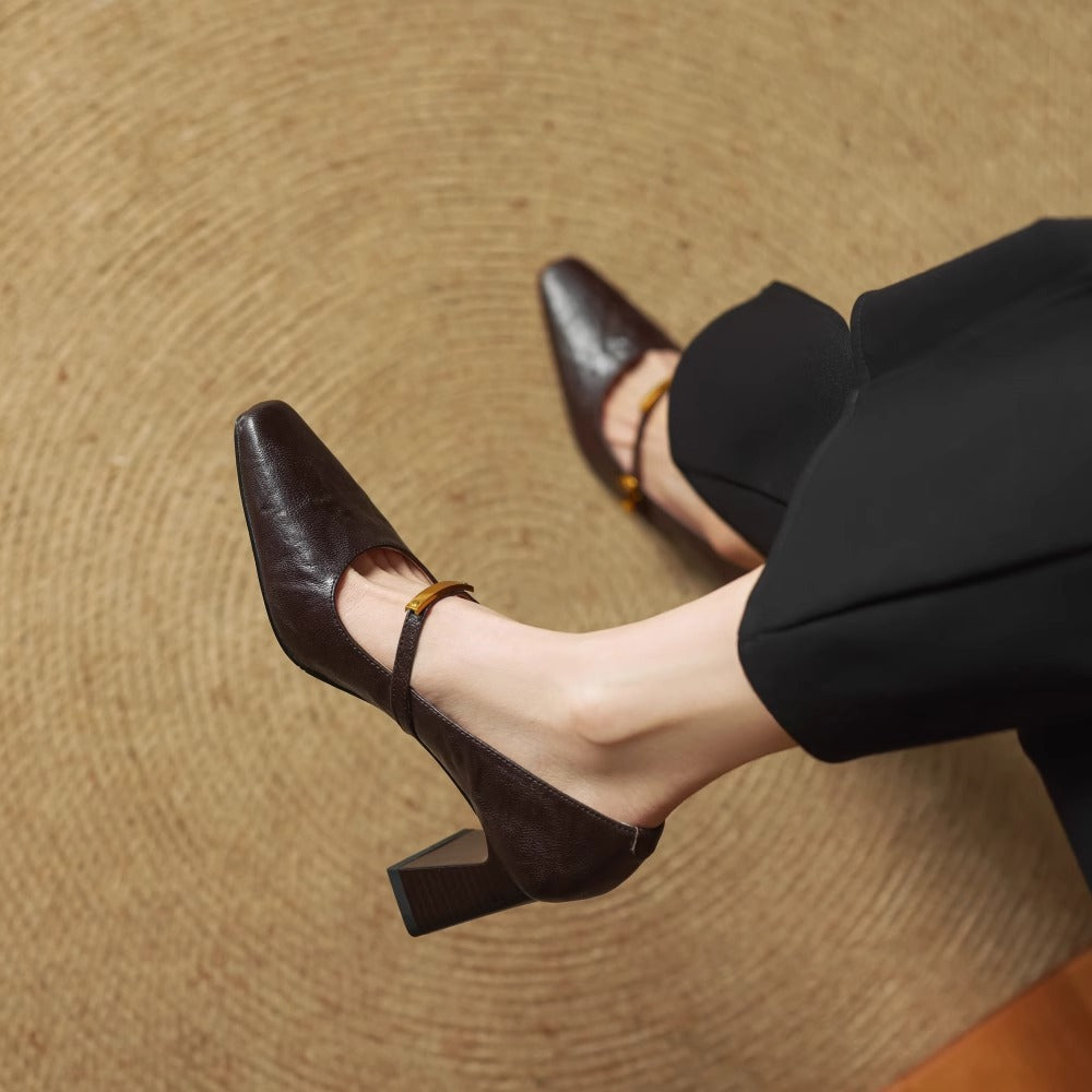 Novara™ | Auria Genuine Leather Heels