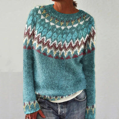 Novara™ | Boho Wave Knit sweater
