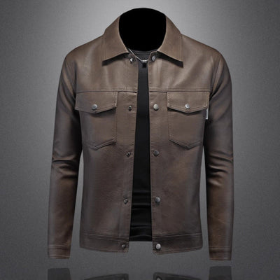 Novara™ | Marstin Leather Jacket