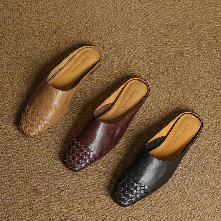 Novara™ | Dalvi Genuine Leather Mules