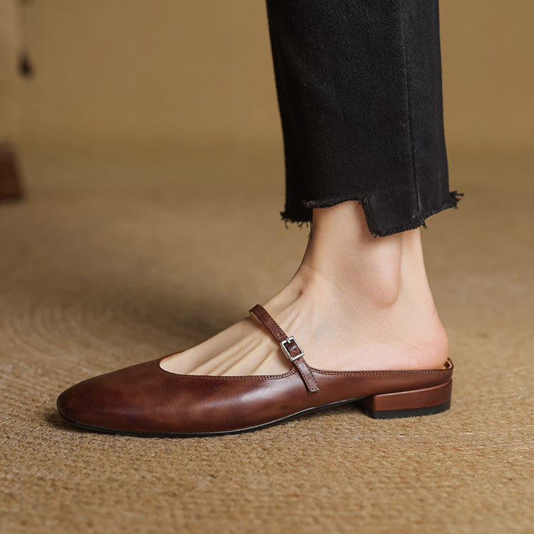 Novara™ | Marvyn Genuine Leather Mules