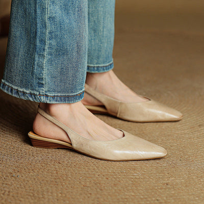 Novara™ | Amelie Genuine Leather Slingbacks