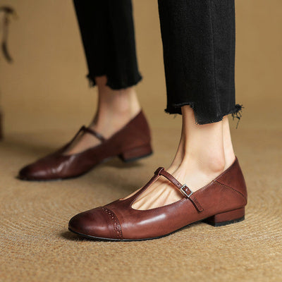 Novara™ | Graneth Genuine Leather Flats