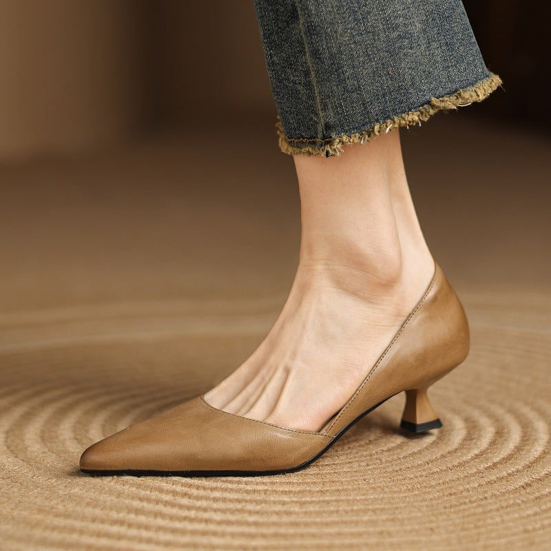 Novara™ | Carlen Genuine Leather Heels