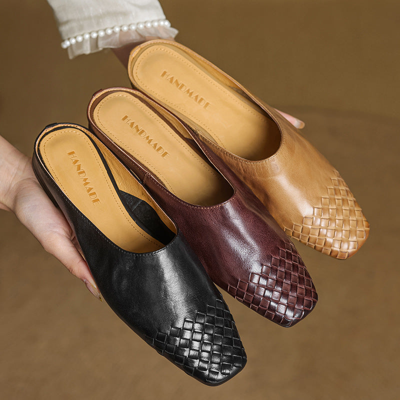 Novara™ | Dalvi Genuine Leather Mules