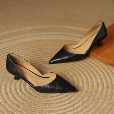 Novara™ | Carlen Genuine Leather Heels