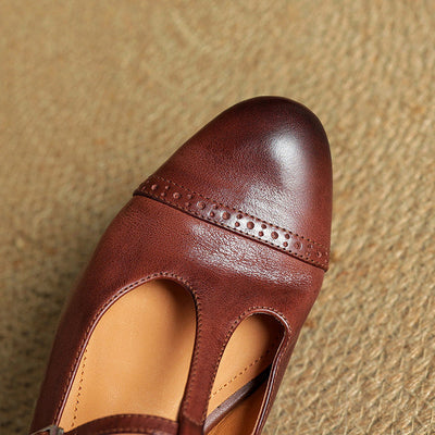 Novara™ | Graneth Genuine Leather Flats