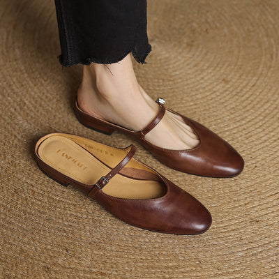 Novara™ | Marvyn Genuine Leather Mules