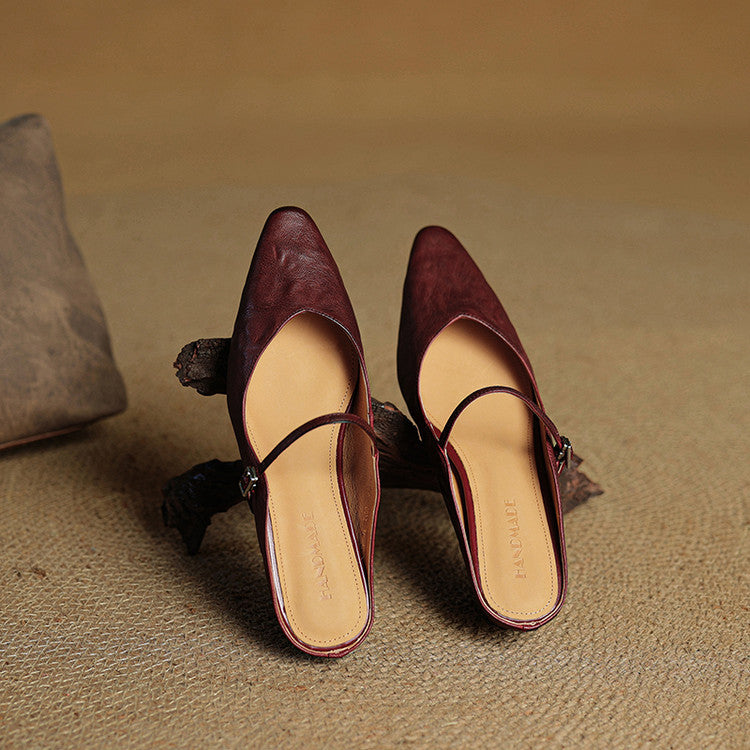 Novara™ | Orella Genuine Leather Mules