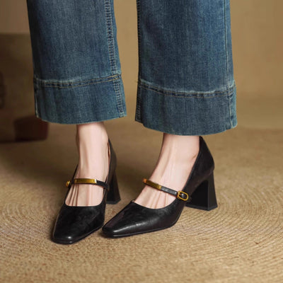 Novara™ | Auria Genuine Leather Heels