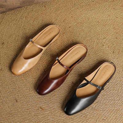 Novara™ | Merisa Genuine Leather Mules