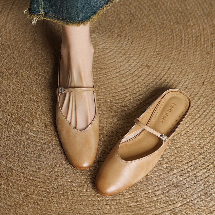 Novara™ | Merisa Genuine Leather Mules