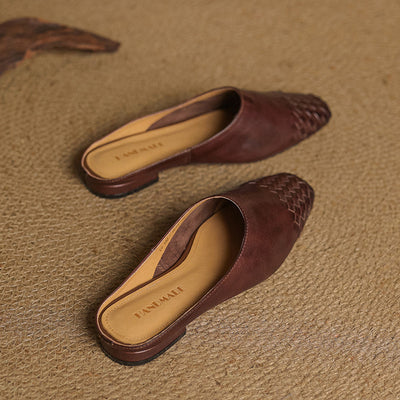 Novara™ | Dalvi Genuine Leather Mules