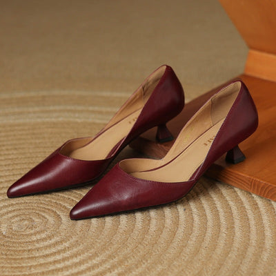 Novara™ | Carlen Genuine Leather Heels