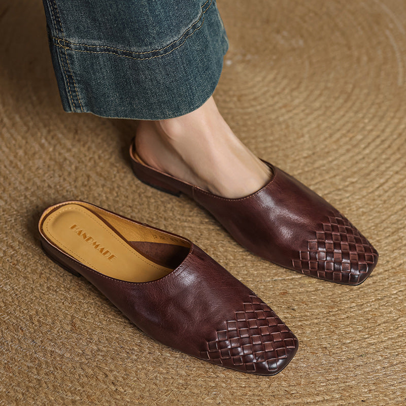 Novara™ | Dalvi Genuine Leather Mules