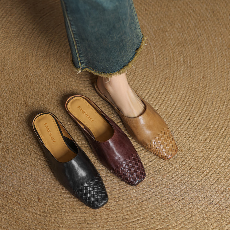 Novara™ | Dalvi Genuine Leather Mules