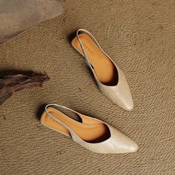 Novara™ | Amelie Genuine Leather Slingbacks
