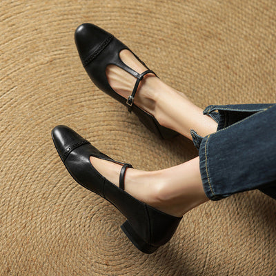 Novara™ | Graneth Genuine Leather Flats