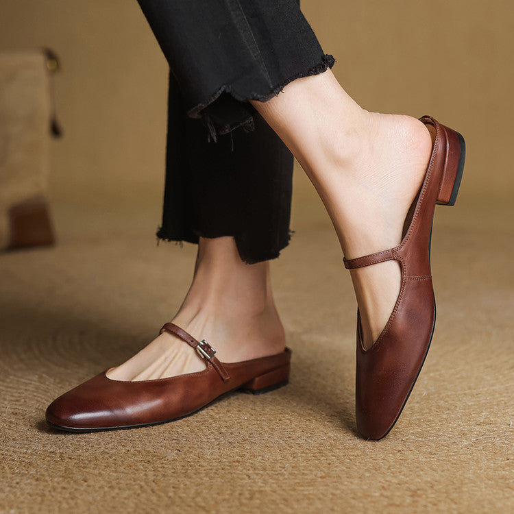 Novara™ | Marvyn Genuine Leather Mules