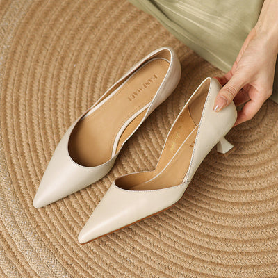 Novara™ | Carlen Genuine Leather Heels