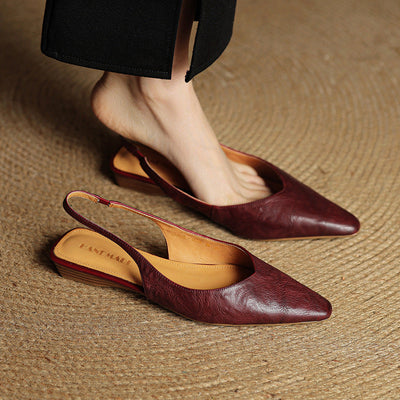 Novara™ | Amelie Genuine Leather Slingbacks