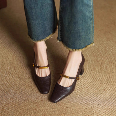 Novara™ | Auria Genuine Leather Heels