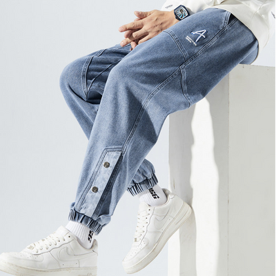 Novara™ | Asphalt Denim Joggers