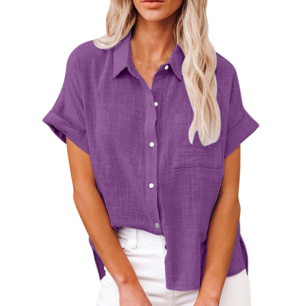 Novara™ | Comfy Casual Button-Up Blouse