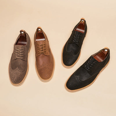 Novara™ | Zaviar Genuine Leather Shoes