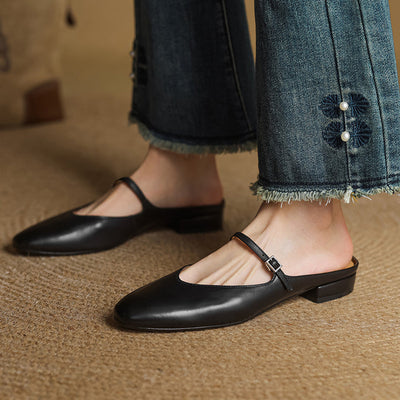 Novara™ | Merisa Genuine Leather Mules