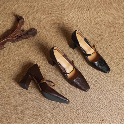 Novara™ | Auria Genuine Leather Heels