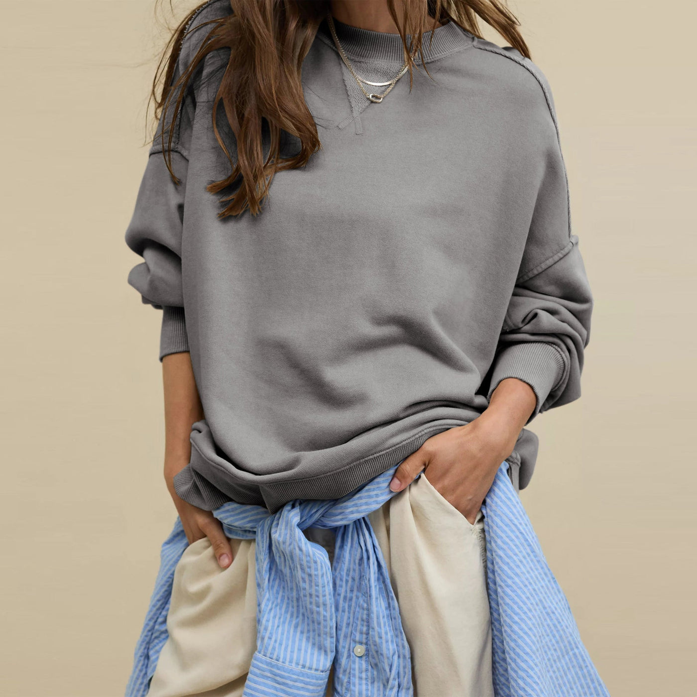 Novara™ – Relaxed Fit Classic Sweatshirt