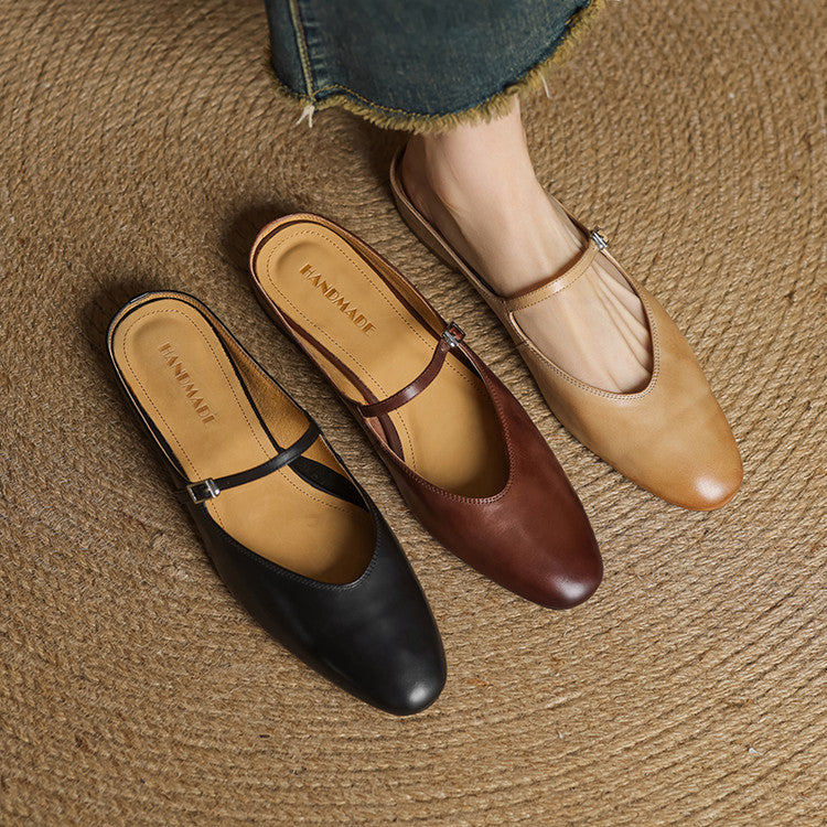 Novara™ | Merisa Genuine Leather Mules