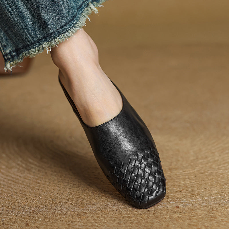 Novara™ | Dalvi Genuine Leather Mules