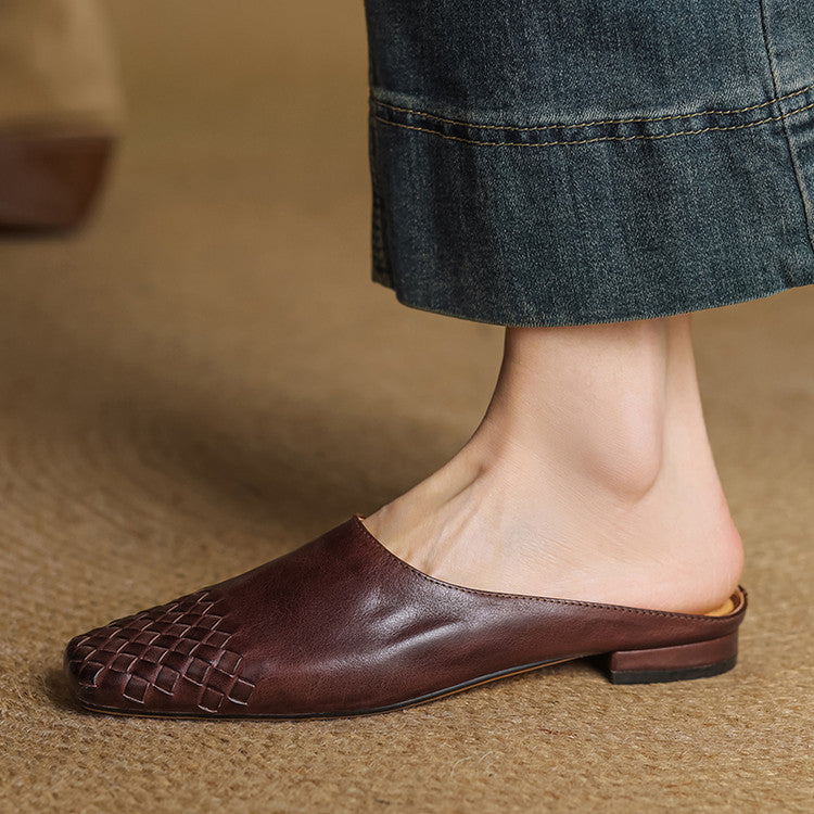 Novara™ | Dalvi Genuine Leather Mules