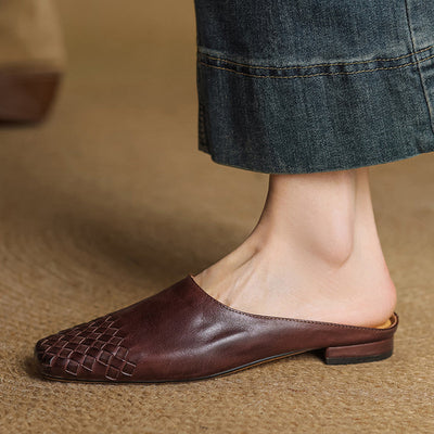 Novara™ | Dalvi Genuine Leather Mules