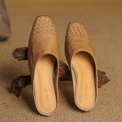 Novara™ | Dalvi Genuine Leather Mules