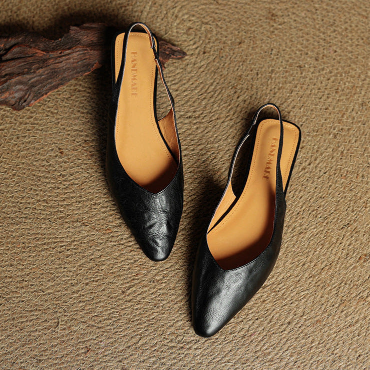 Novara™ | Amelie Genuine Leather Slingbacks