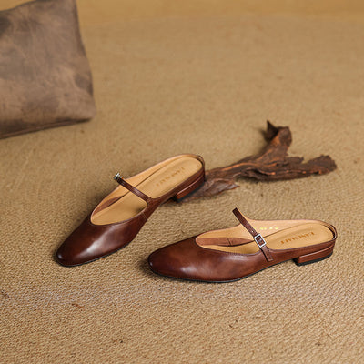 Novara™ | Merisa Genuine Leather Mules