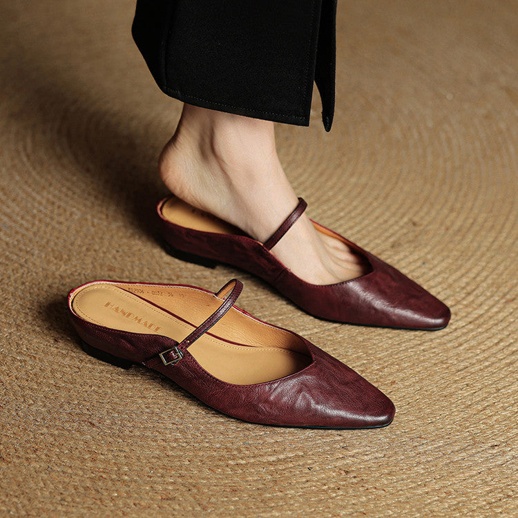 Novara™ | Orella Genuine Leather Mules