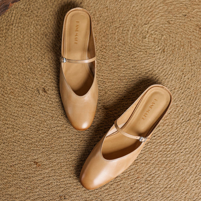 Novara™ | Merisa Genuine Leather Mules