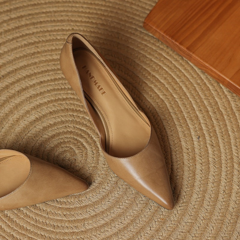 Novara™ | Carlen Genuine Leather Heels