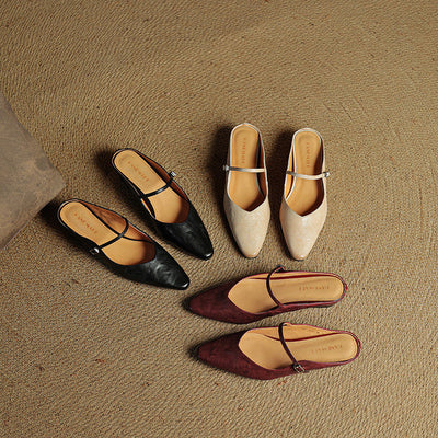 Novara™ | Orella Genuine Leather Mules