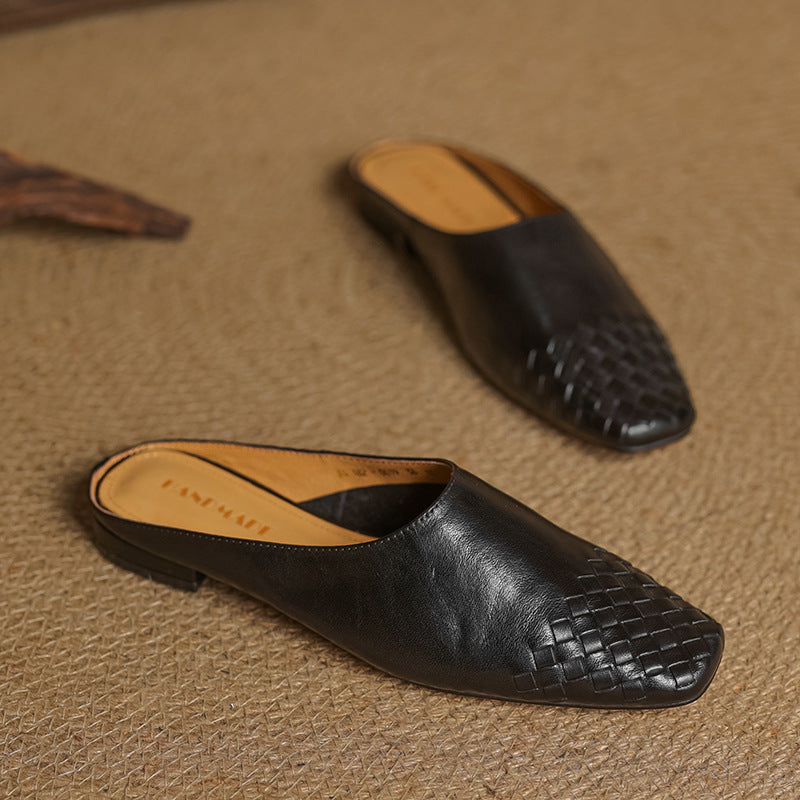 Novara™ | Dalvi Genuine Leather Mules