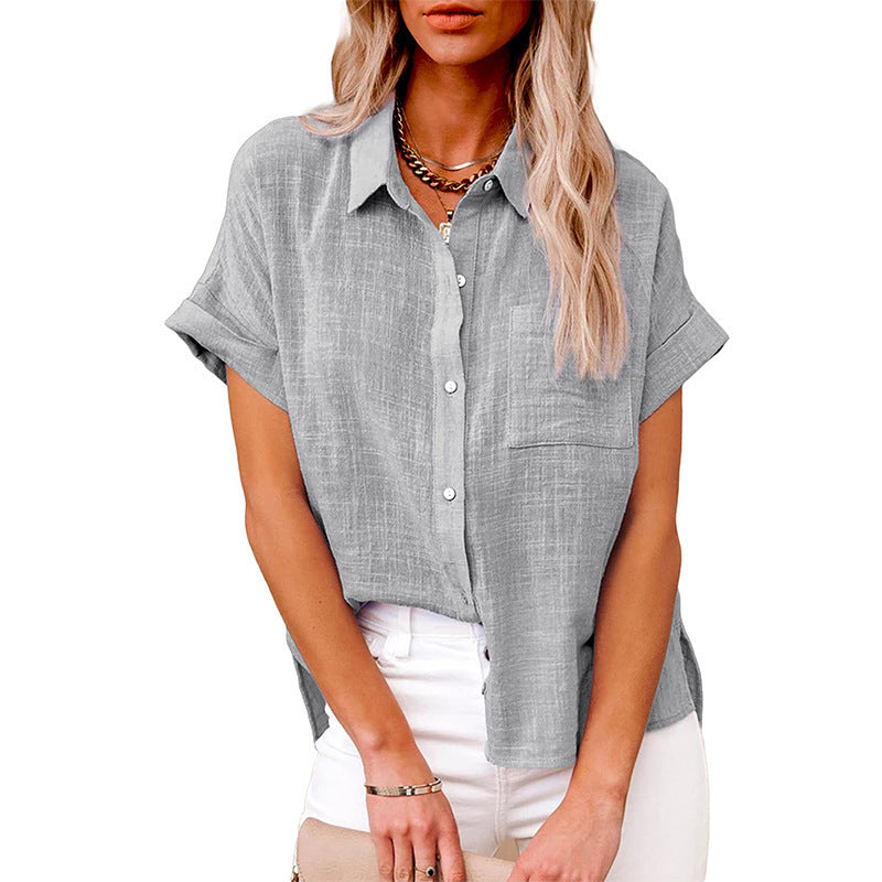 Novara™ | Comfy Casual Button-Up Blouse