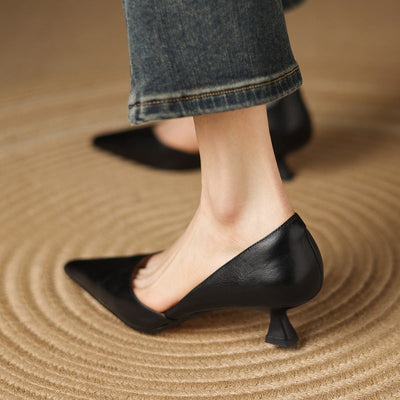 Novara™ | Carlen Genuine Leather Heels